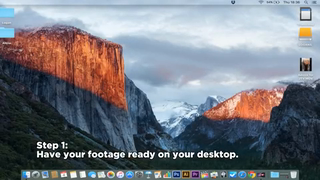 How to upload footage via computer